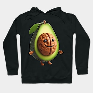 Cute avocado with walnut seed! Hoodie